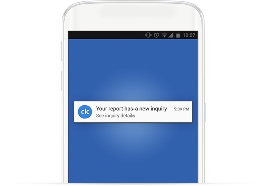 simulated mobile screen