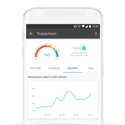 simulated mobile screen