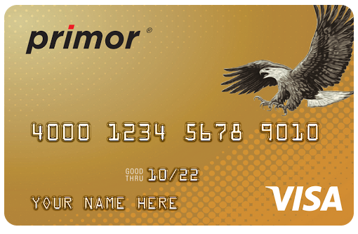 Image result for Primor Secured Visa Gold Card